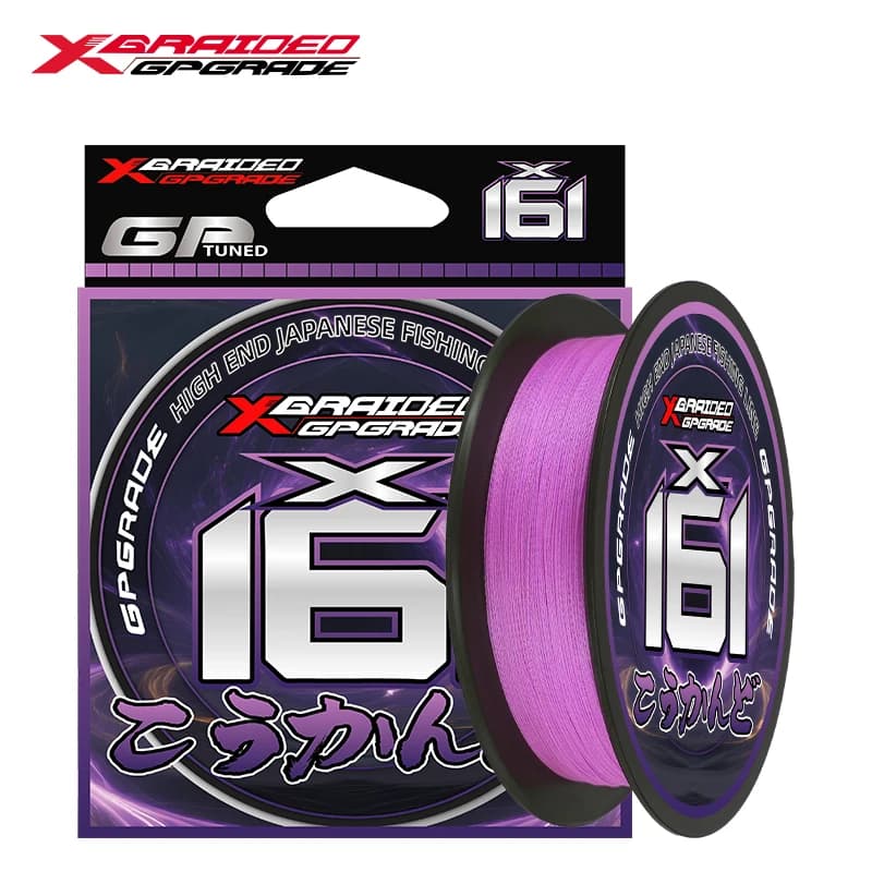 YGKPE X16 Ligne de Pêche Tressée 16 Brins Multifilament Japon Ultra Lisse 100M 150M 200M 300M 500M