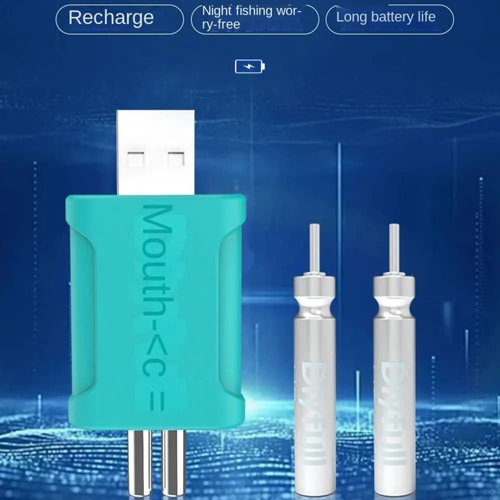 CR425 flotteur électronique lumineux USB rechargeable - bouée électrique 2 trous pêche