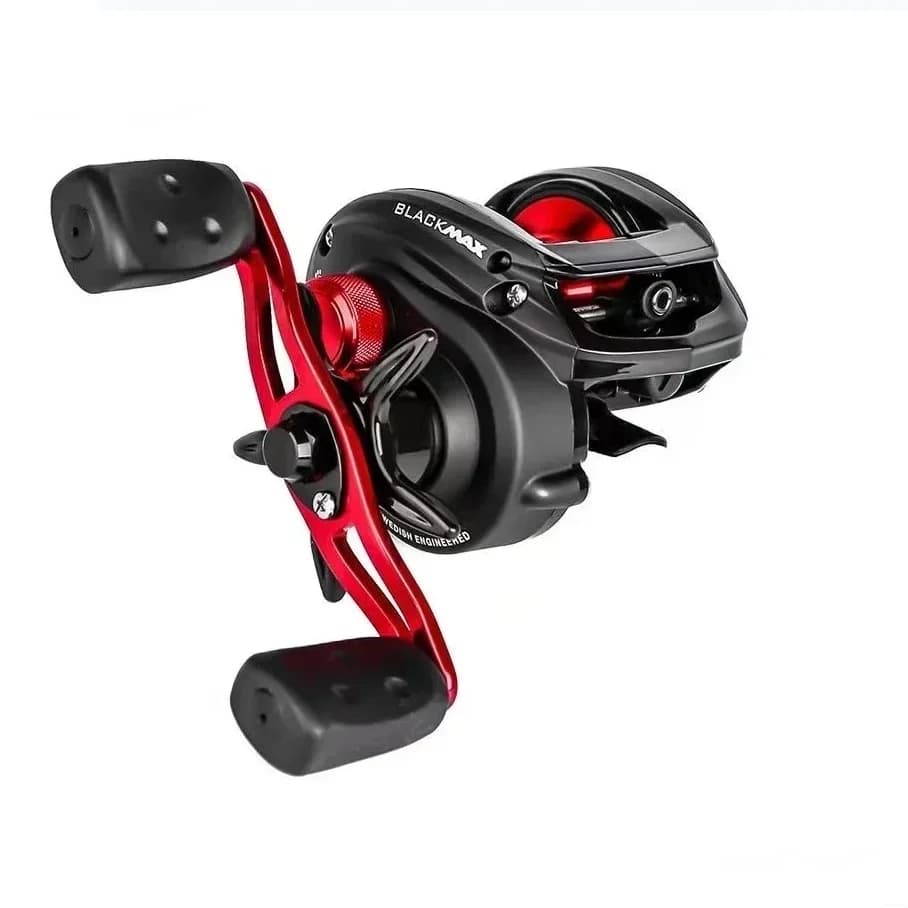 Moulinet baitcasting Black Max3 original 6.4:1 frein 8.1kg droit gaucher pêche eau douce