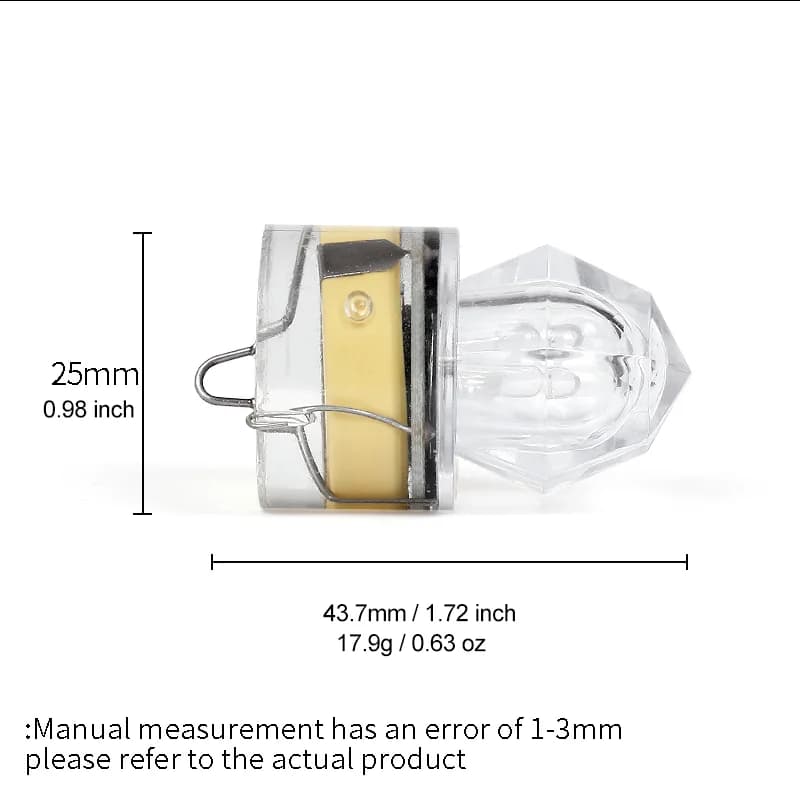 10 LED pour leurres pêche profonde lumières attirantes nuit équipement sous-marin pêche maritime