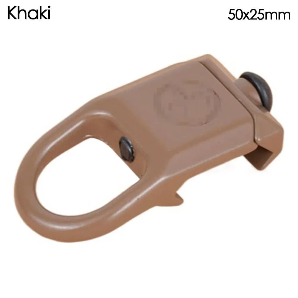 Adaptateur fixation rapide acier rail 20mm pour écharpe pêche airsoft accessoire détachable rapide