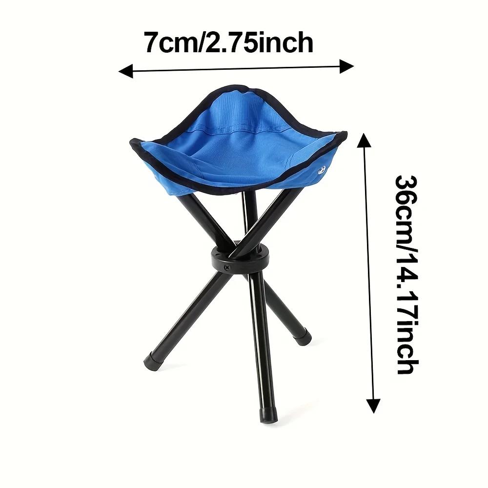 Chaise pliante trépied portable pour activités outdoor pêche camping voyage pique-nique accessoires