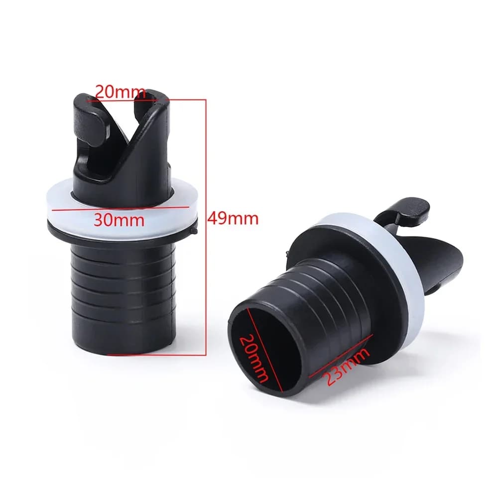 Adaptateur de valve pour bateau gonflable et kayak - Connexion universelle pour pompe à pied