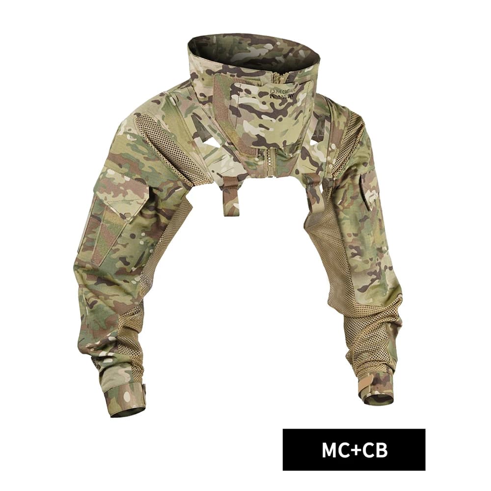 Uniforme tactique camouflage manches longues DMgear - Confortable pour pêche et outdoor