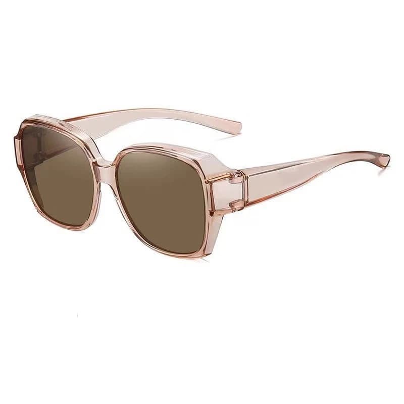 Lunettes de soleil polarisées rondes sur prescription pour pêcheurs myopes - Vintage conduite