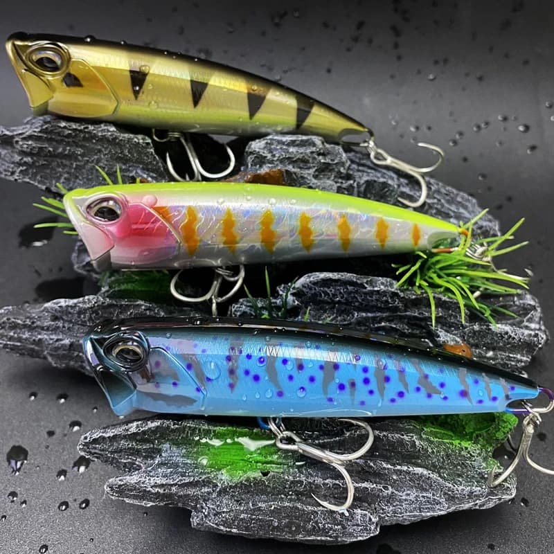 Leurre Topwater Big Popper 118mm 26g - Appât dur flottant pour pêche en mer et trolling