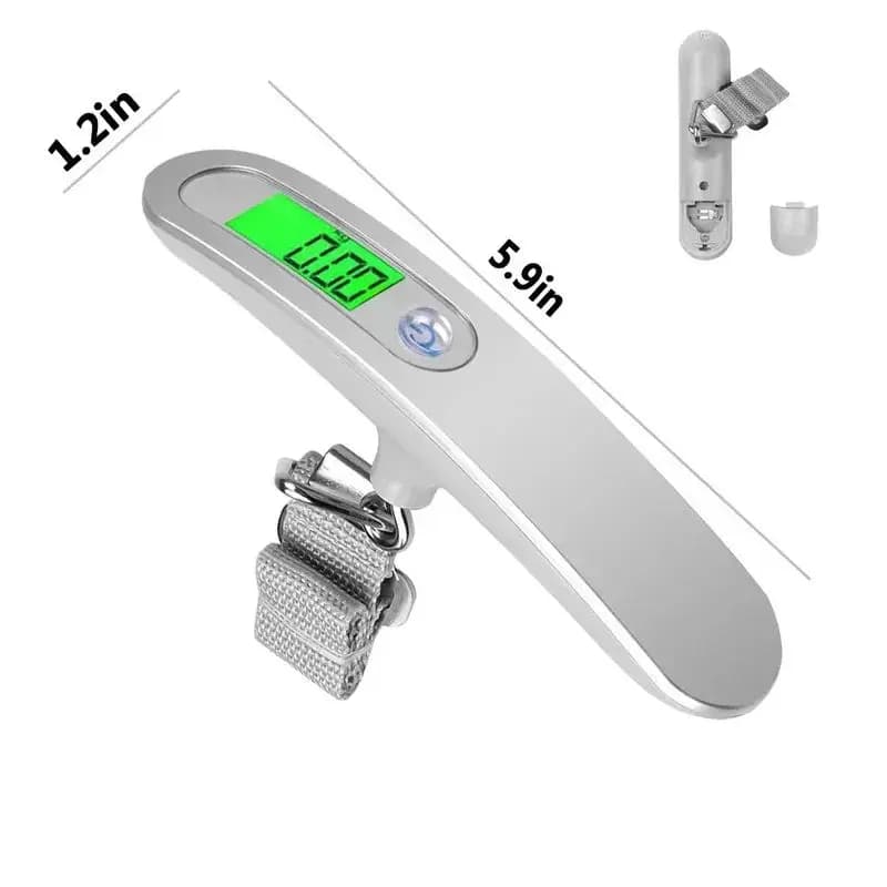 Pèse-poisson électronique 50kg 110lb Ticify - Balance digitale LCD rétroéclairée portable avec crochet