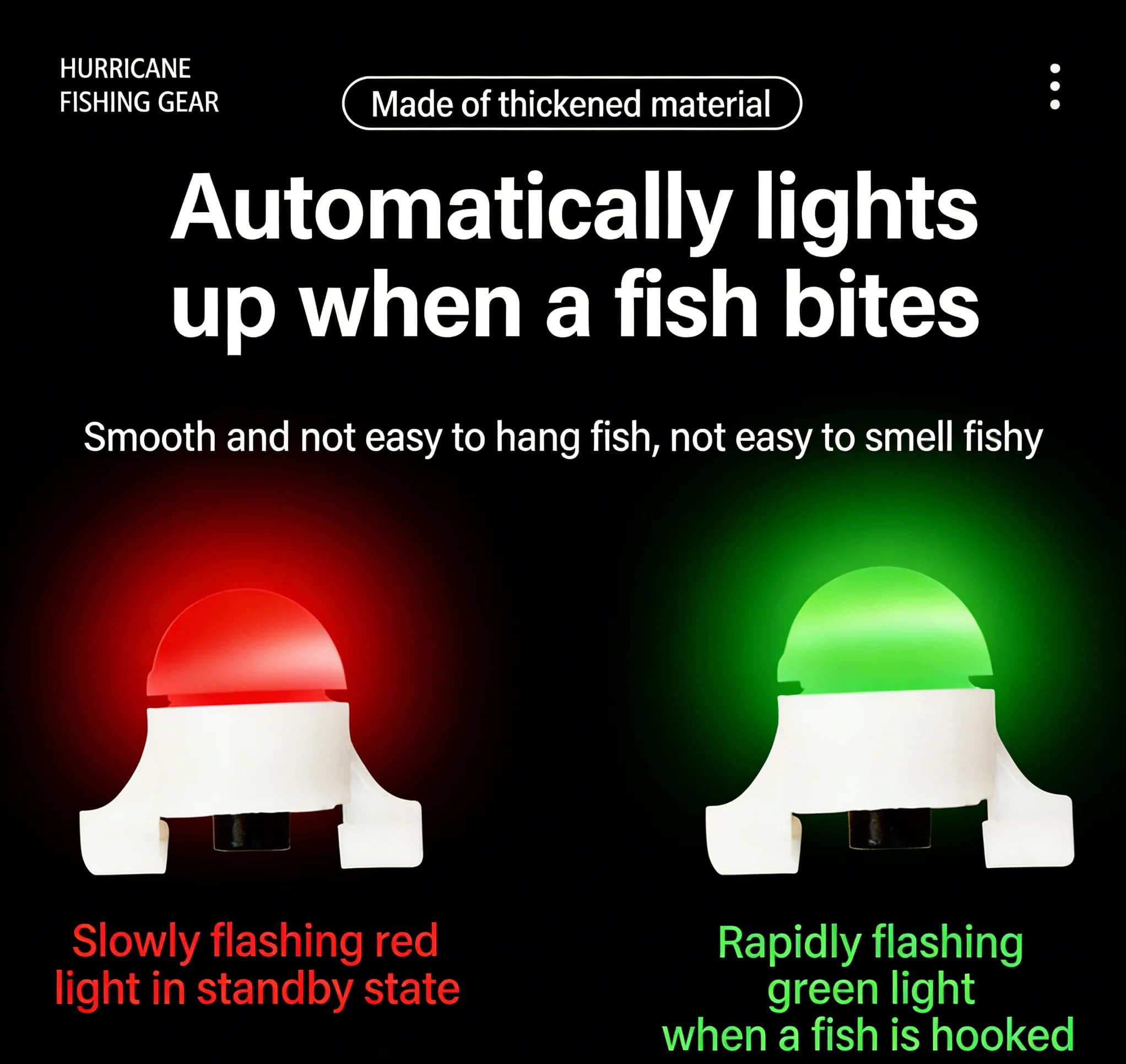 Détecteur électronique haute sensibilité pêche mer - Capteur automatique intelligent avec signal lumineux