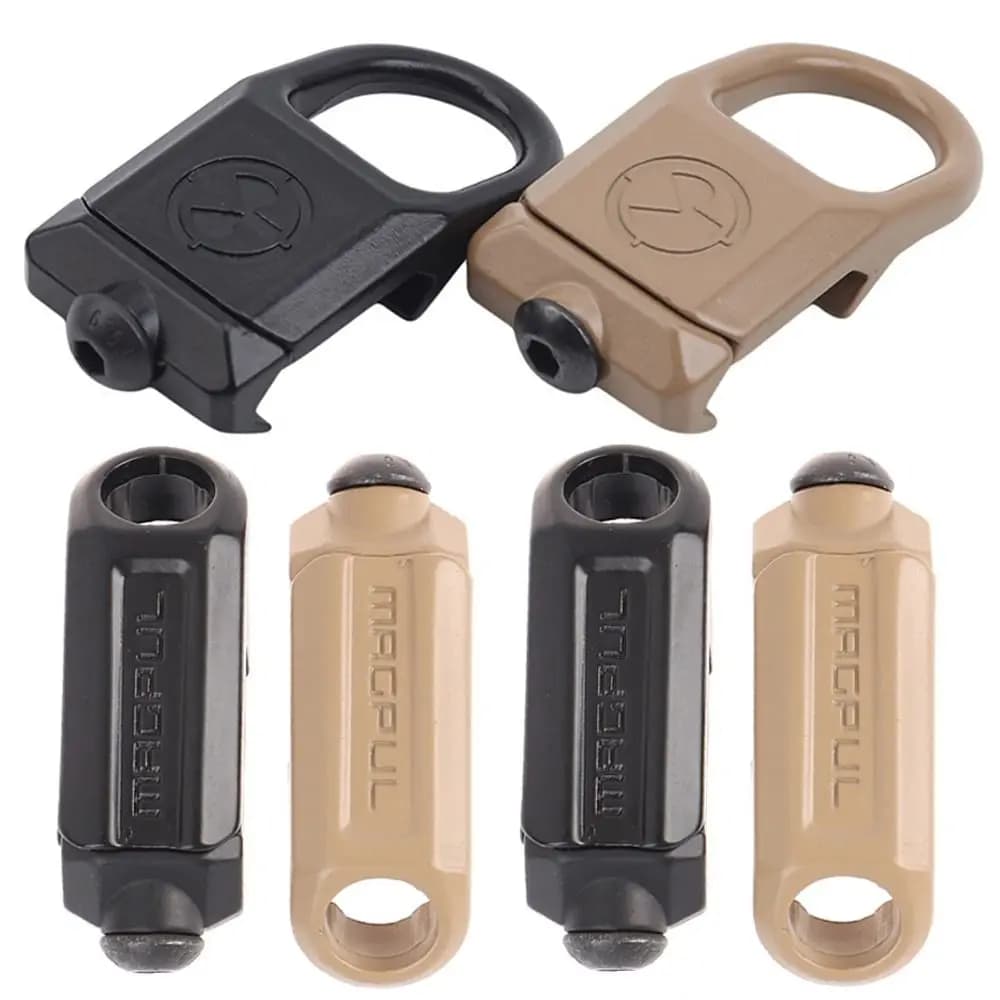 Adaptateur fixation rapide acier rail 20mm pour écharpe pêche airsoft accessoire détachable rapide