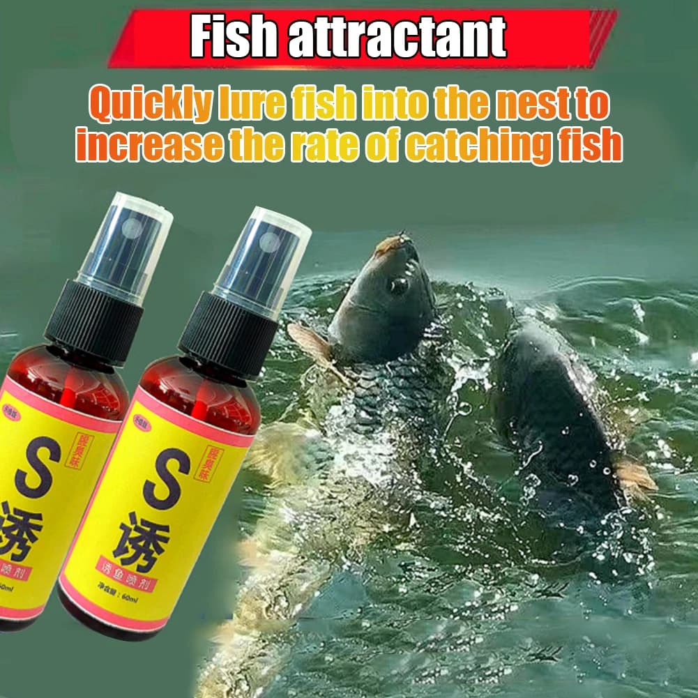 Appât liquide carpe et carassin crucian, additif 60ml pour amorçage et pêche au coup
