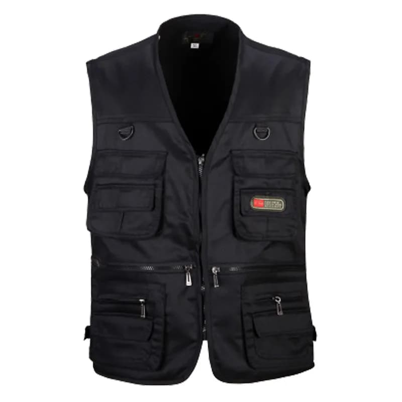 Veste de pêche sans manches multi-poches respirante pour homme, veste tactique extérieur sport