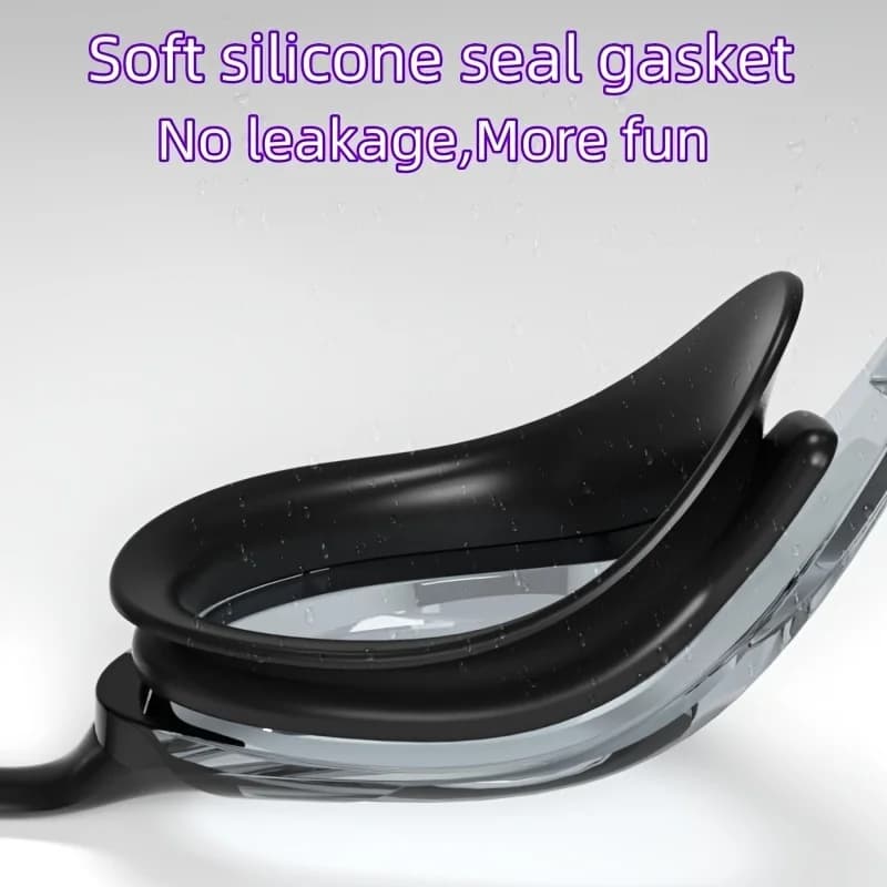 Lunettes natation unisexes étanches professionnelles - anti-buée protection UV adultes