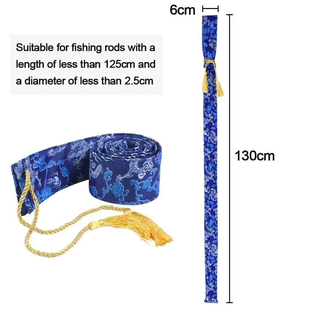 Sac de rangement pliable pour canne à pêche et matériel - Grande capacité en toile multifonction