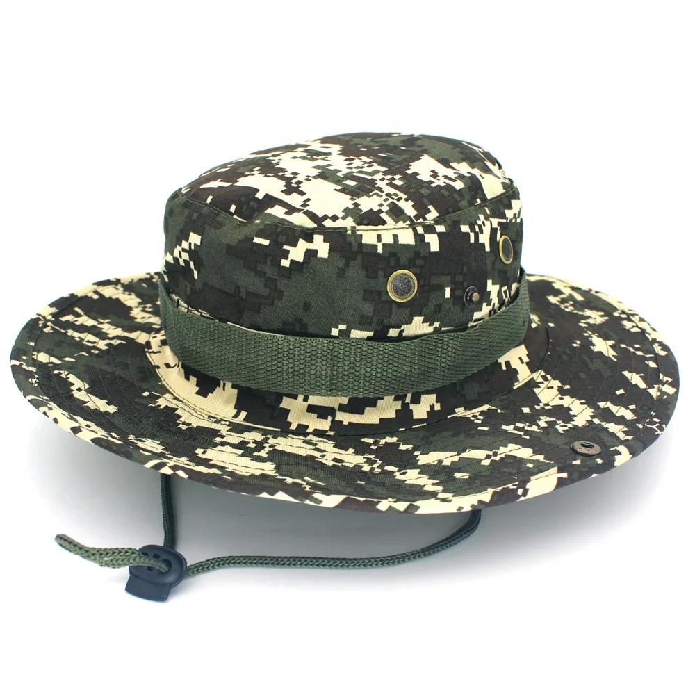 Chapeau Boonie Camouflage 60CM - Pêche Chasse Randonnée Sport Outdoor Protection Soleil