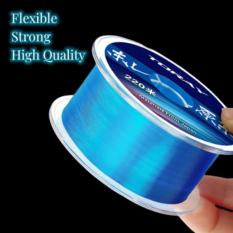 TORAY Japon fil monofilament haute qualité 220M super résistant coulant rapide pour pêche carpe pesca