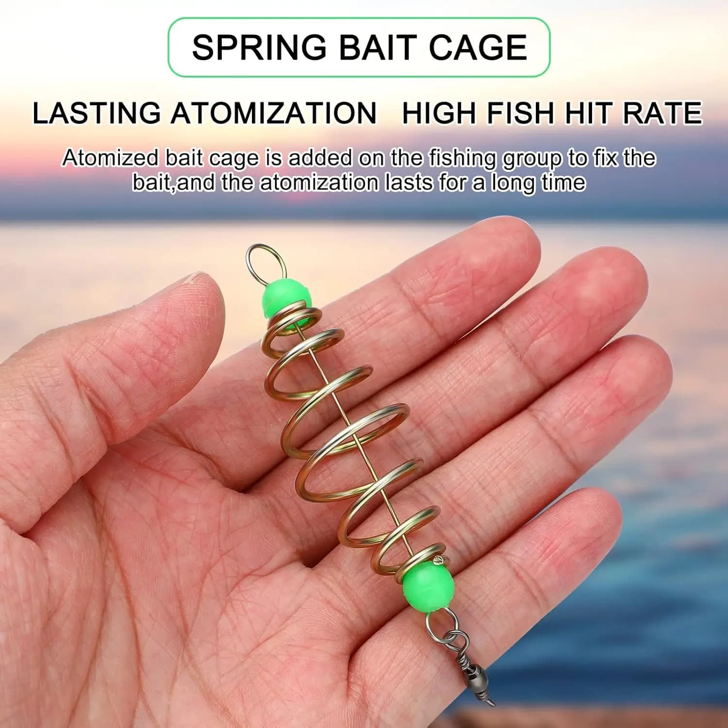 Cage amorçoir feeder 5 pièces pour la pêche de la carpe, piège à appâts et accessoire