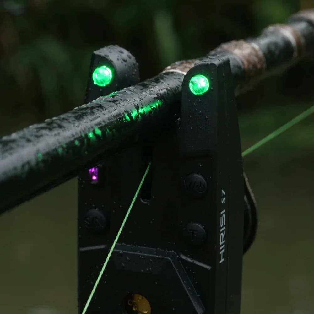 Kit alarme sans fil carpe Hirisi étanche - Indicateur morsure carp fishing tackle set 1+2