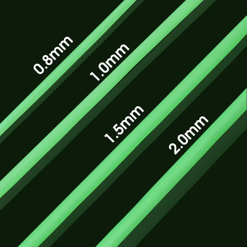 Gaine silicone lumineuse anti-emmêlement pêche mer tube rig sleeves France
