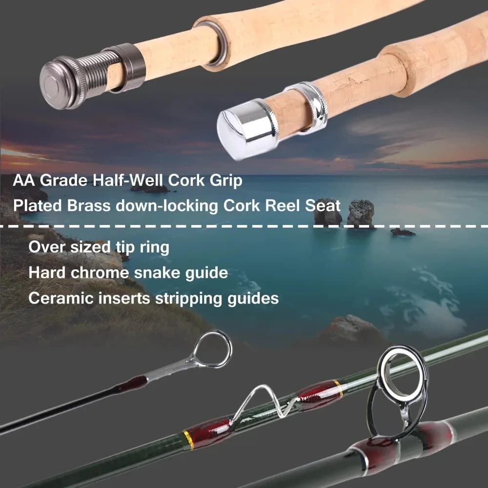 Canne à mouche MAXIMUMCATCH Small Stream Creek 6ft 1-3wt carbone IM10 ultra légère pour pêche en ruisseau