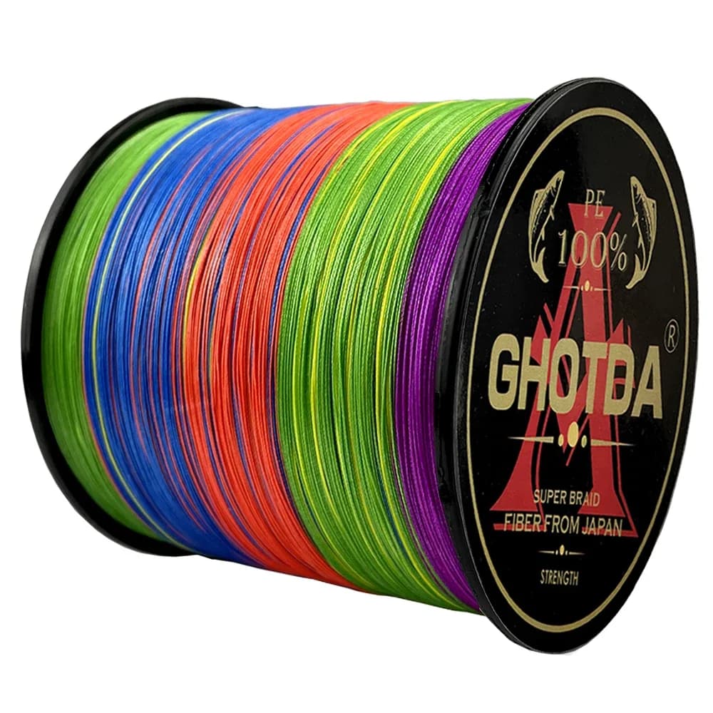 Ligne GHOTDA 300-1000m 4 brins multifilament pêche carpe 10-120lb - Grande capacité