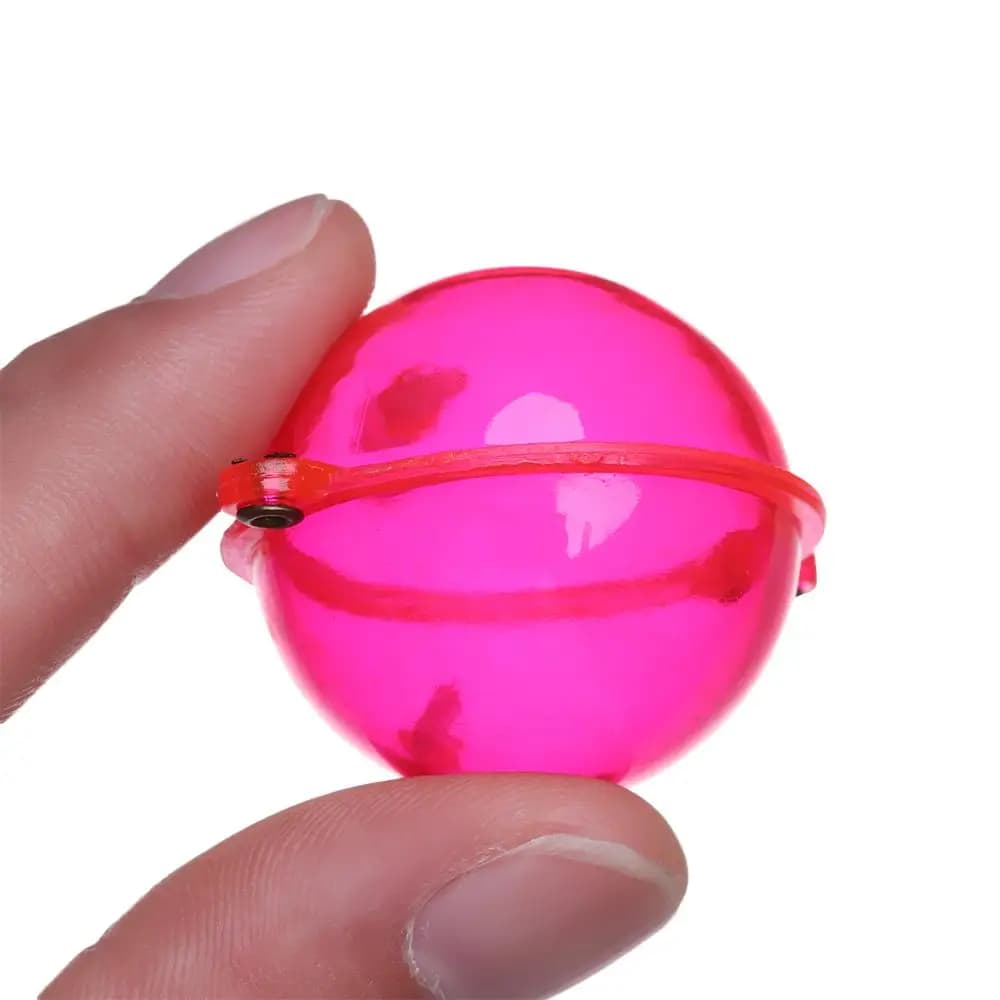 Lot de 5 flotteurs de pêche en mer ABS bulles d'eau bleus et rouges 25 32