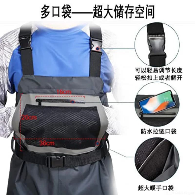 Waders pêche à la mouche néoprène enfants adultes - Bottes séchage rapide imperméables respirantes