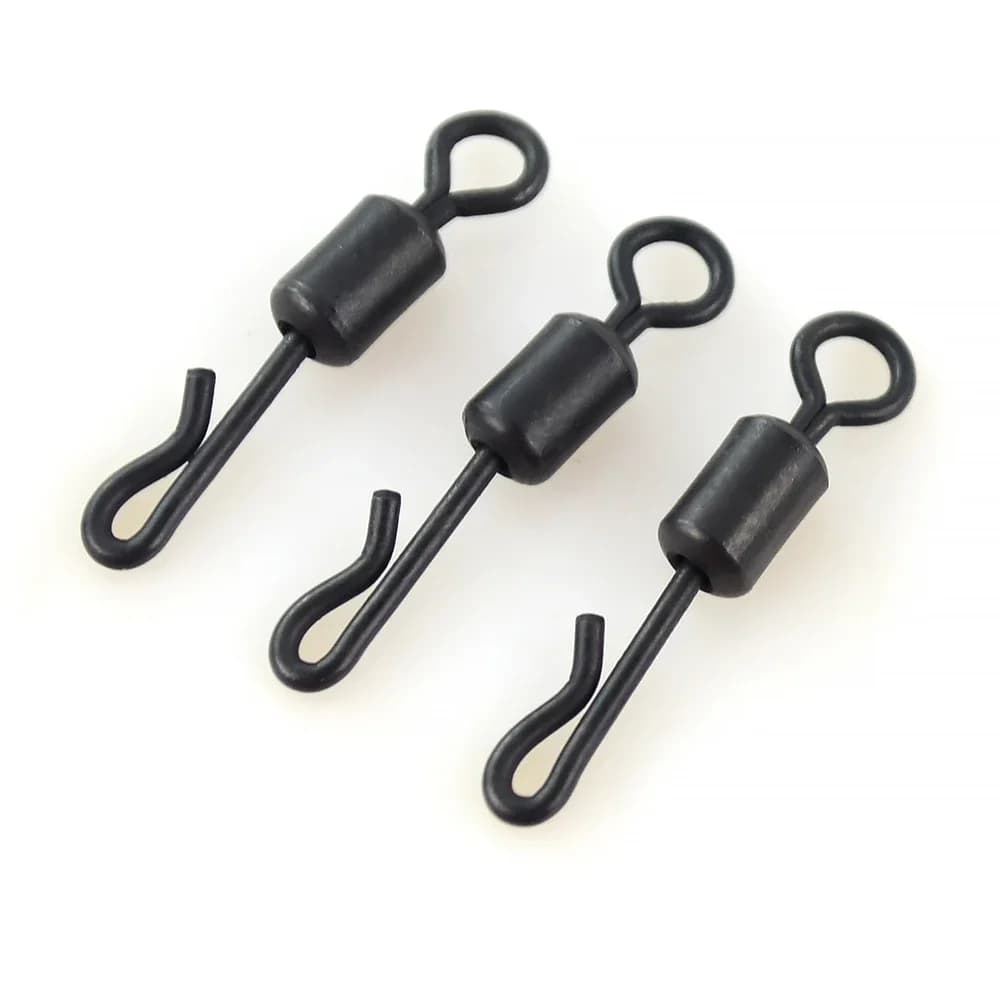 Émerillons acier inox 20 pièces Hirisi pour montages carpe - émerillons rapides qualité supérieure