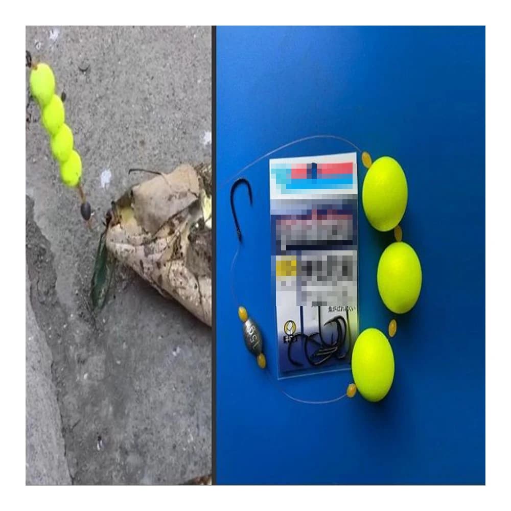 Boule flottante pêche EPS 1# à 10# brillante colorée, flotteur sphérique modifié appât visuel