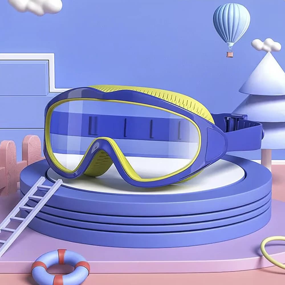 Lunettes de natation enfants anti-buée anti-UV grand angle étanches piscine junior protection optimale