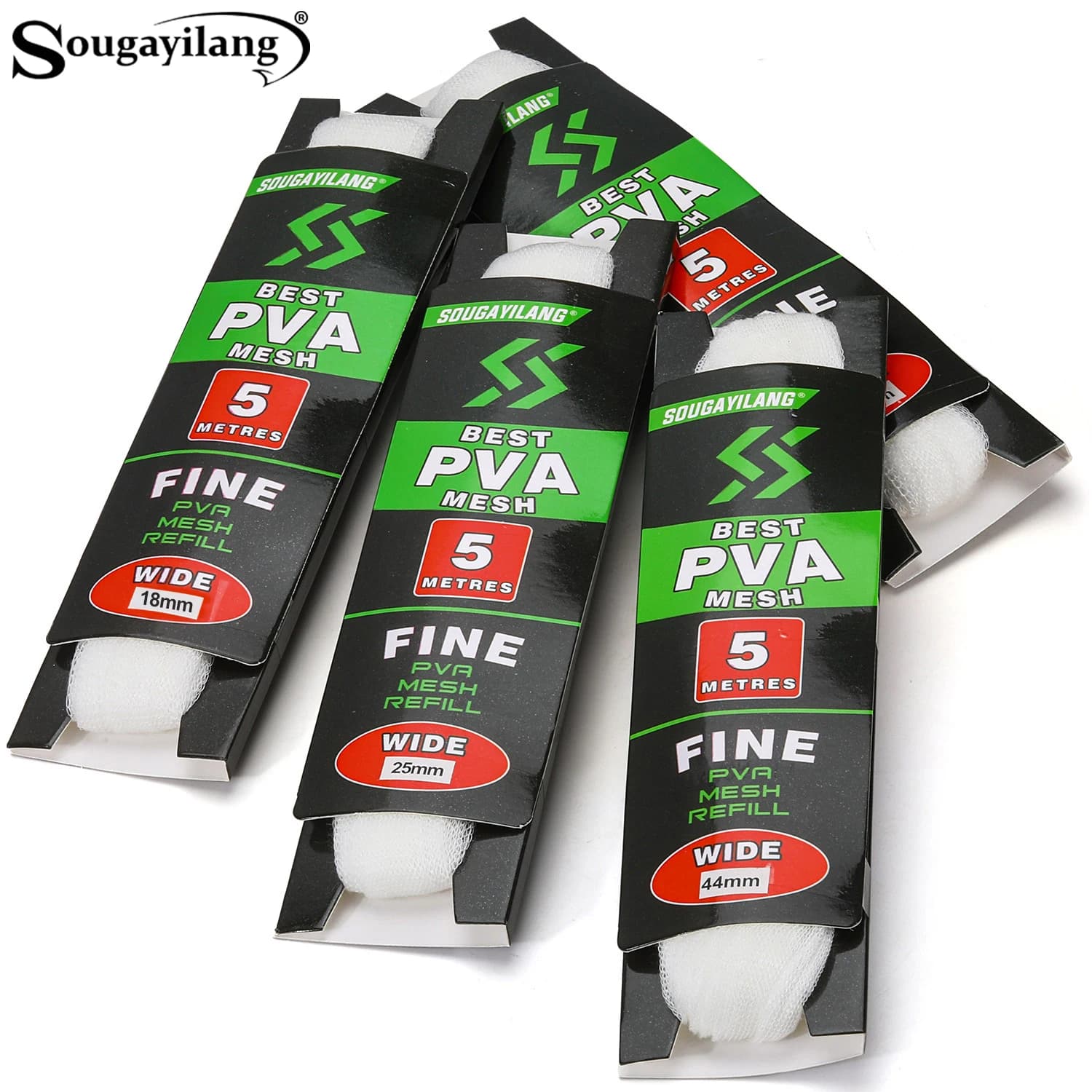 Filet PVA soluble pour amorçage carpe Sougayilang 5m - Amorçage rapide et efficace sans déchets