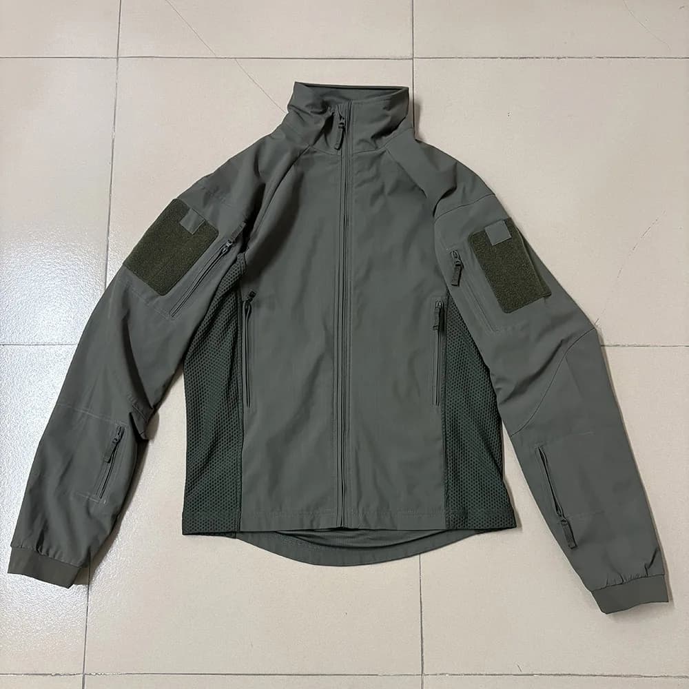Veste tactique softshell GEN.2 camouflage - Équipement militaire pour pêche discrète et entraînement