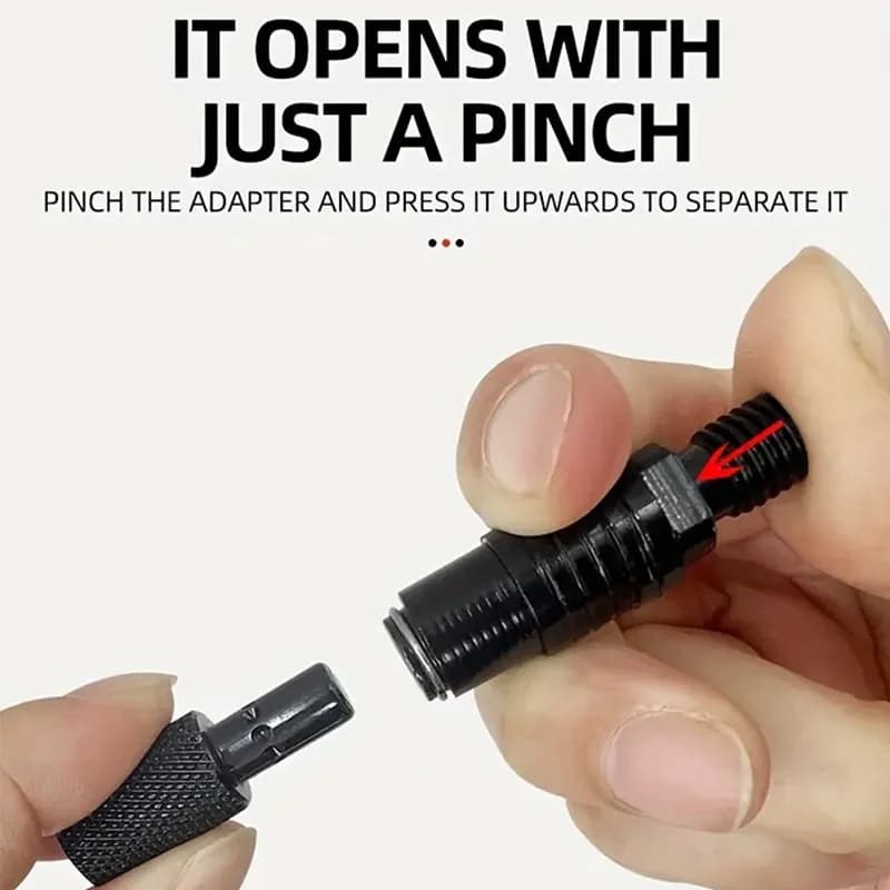 Connecteur magnétique pour support de canne - adaptateur rapide M3/8 pour alarmes de touche