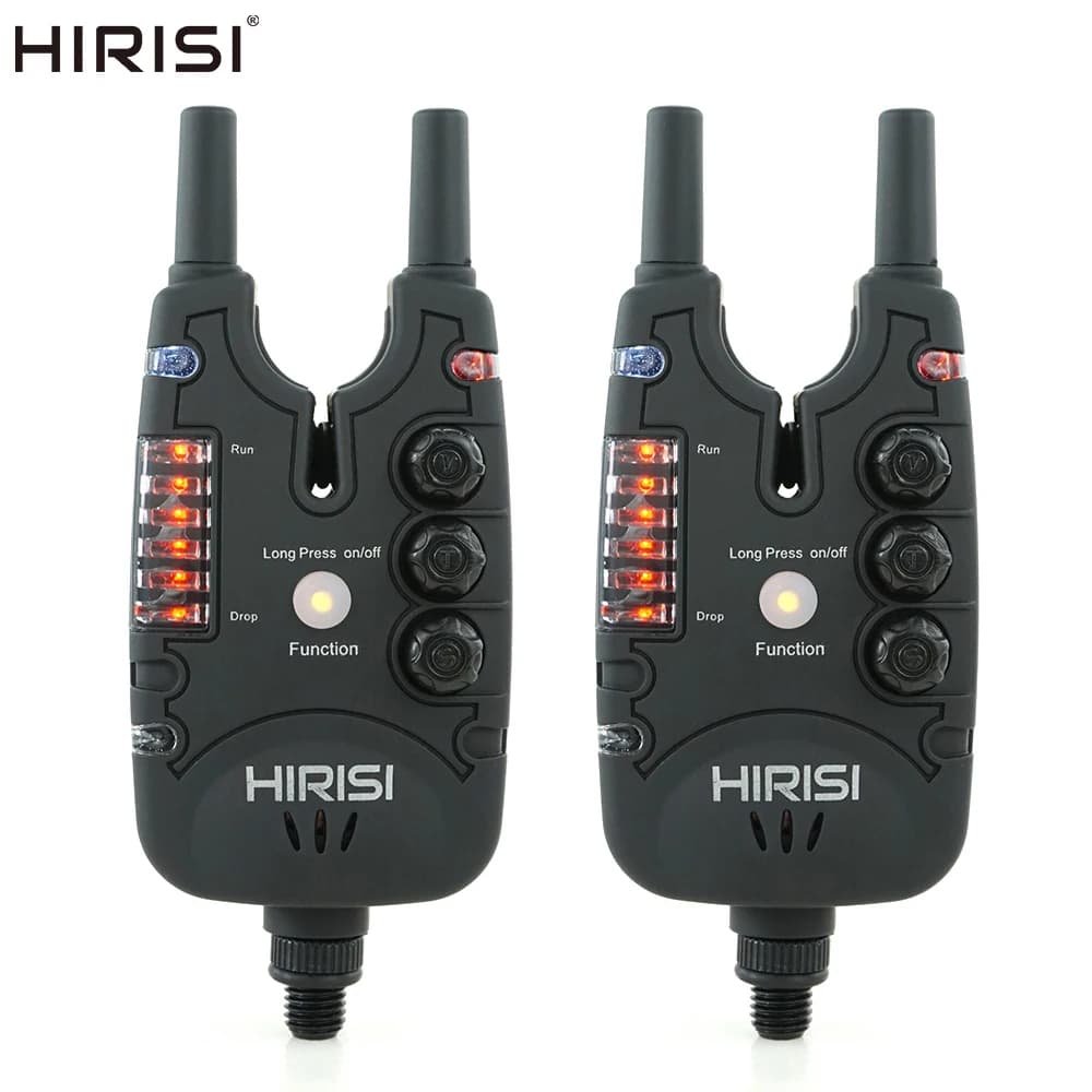 Alarme de touche pour pêche à la carpe Hirisi B150, volume et sensibilité réglables avec LED