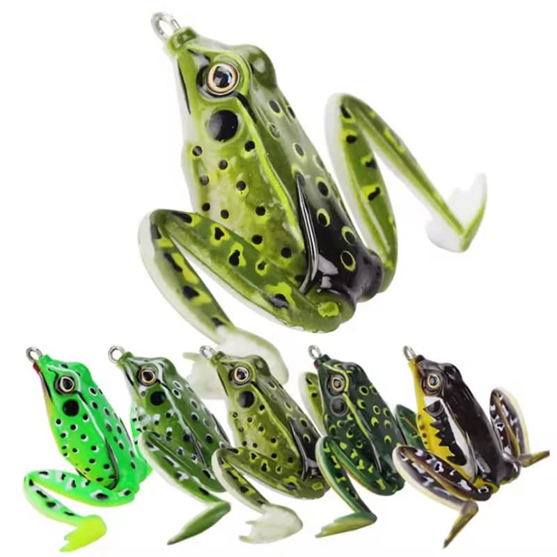 Leurre spinner grenouille souple WEIHE 5cm/12g - Appât silicone réaliste pour pêche à la carpe