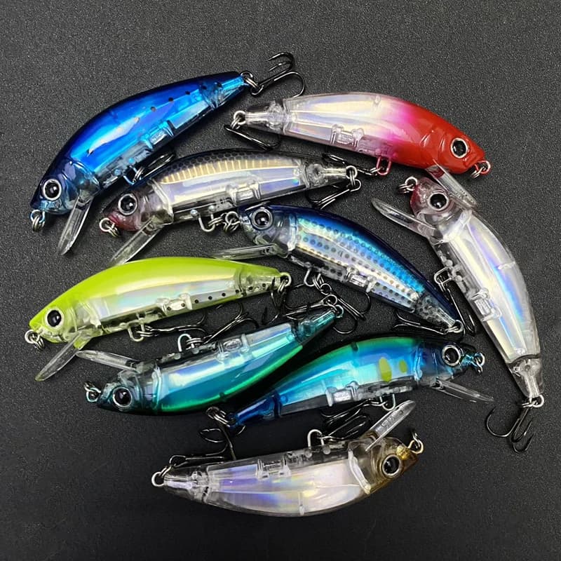 Leurre flottant minnow 66mm 7.8g pour pêche brochet truite carpe - leurre topwater jerkbait wobblers