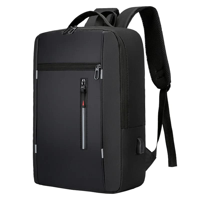 Sac à dos homme affaires USB étanche 15.6 pouces grande capacité école voyage quotidien