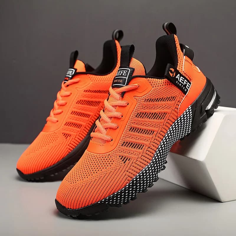 Chaussures running homme pour pêche sportive - Sneakers respirantes légères pêche active et déplacements