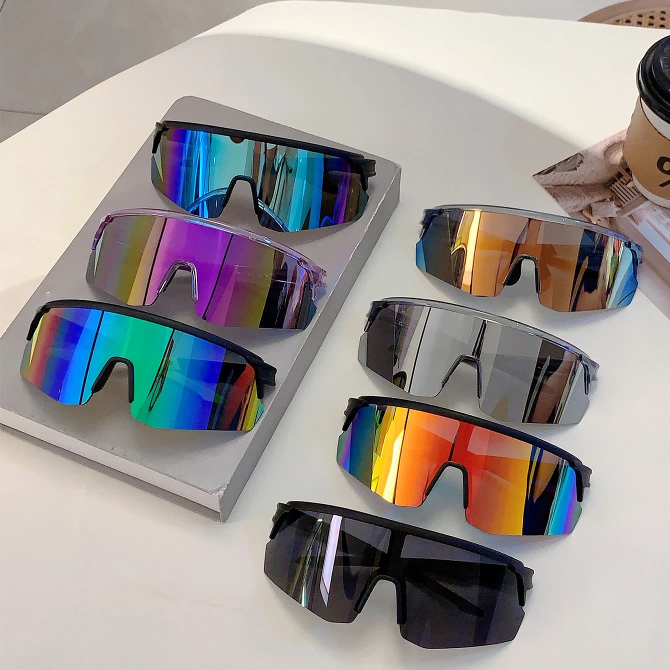Lunettes de sport semi-rimless KAMMPT pour femmes - Protection optimale pour pêche et cyclisme
