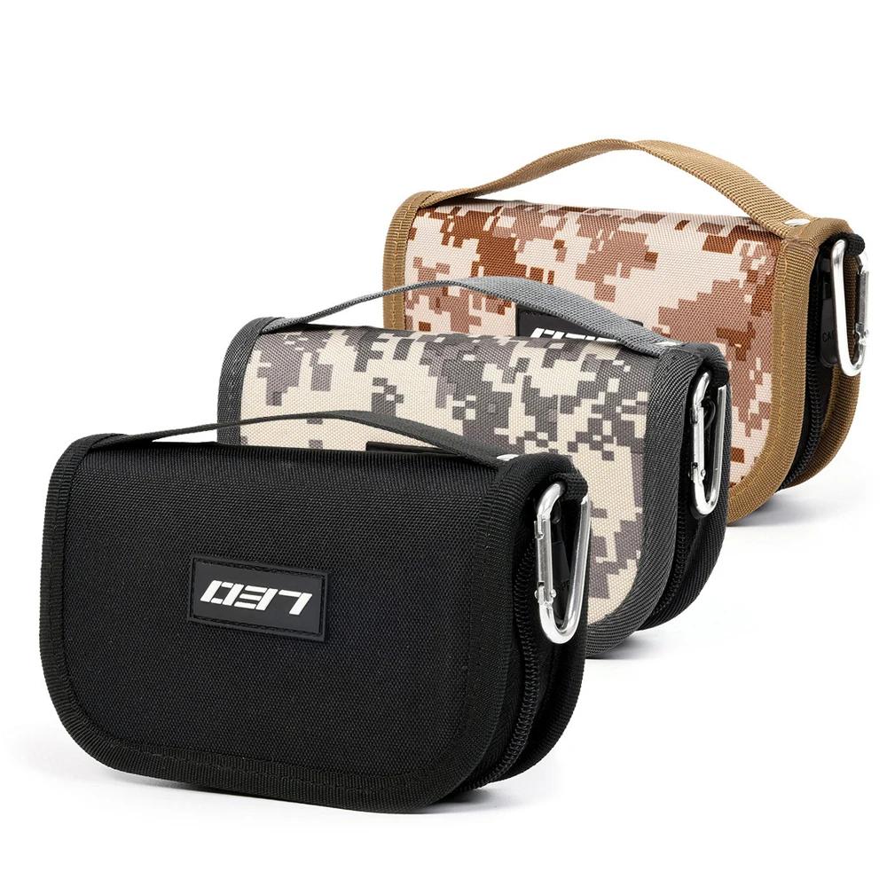 Boîte de rangement leurres pêche multi-usages - Organisateur métal sequins pour truites et bass