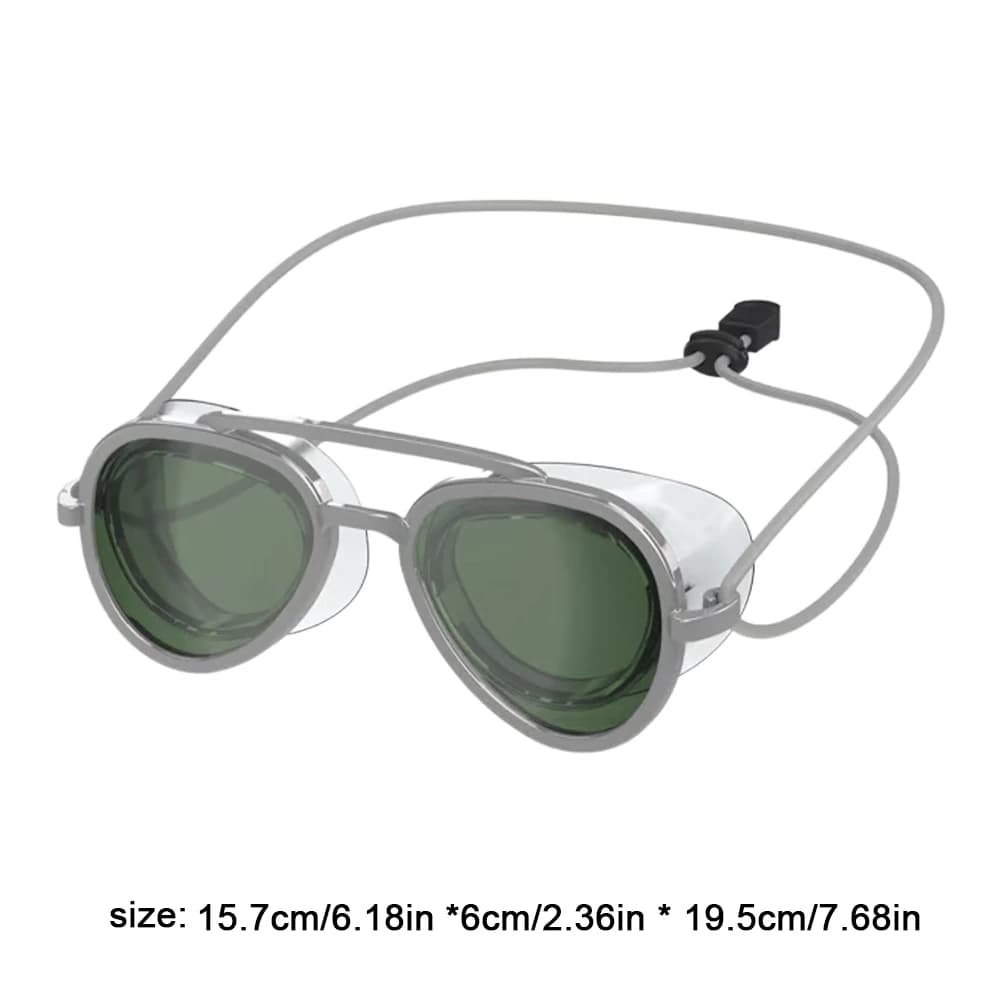 Lunettes de natation rétro pleine vue ajustables anti-buée pour piscine et mer