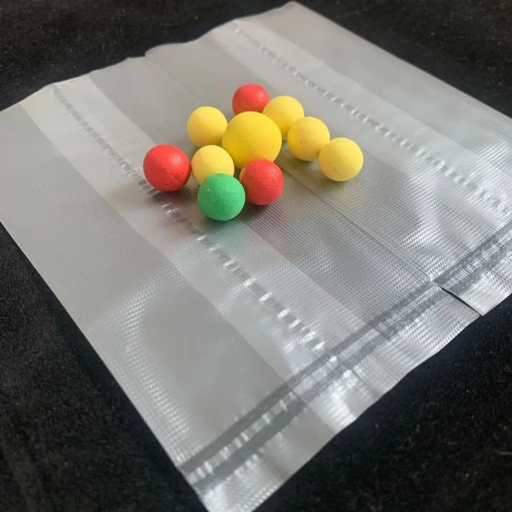 100 sacs PVA solubles pêche carpe - sacs biodégradables pour amorçage écologique et efficace