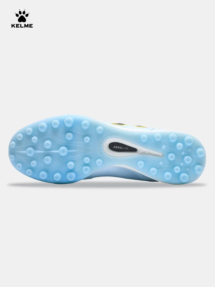 Chaussures Kelme Holy Grail 1.5 cuir kangourou TF homme - Pointes déchiquetées pour match et entraînement