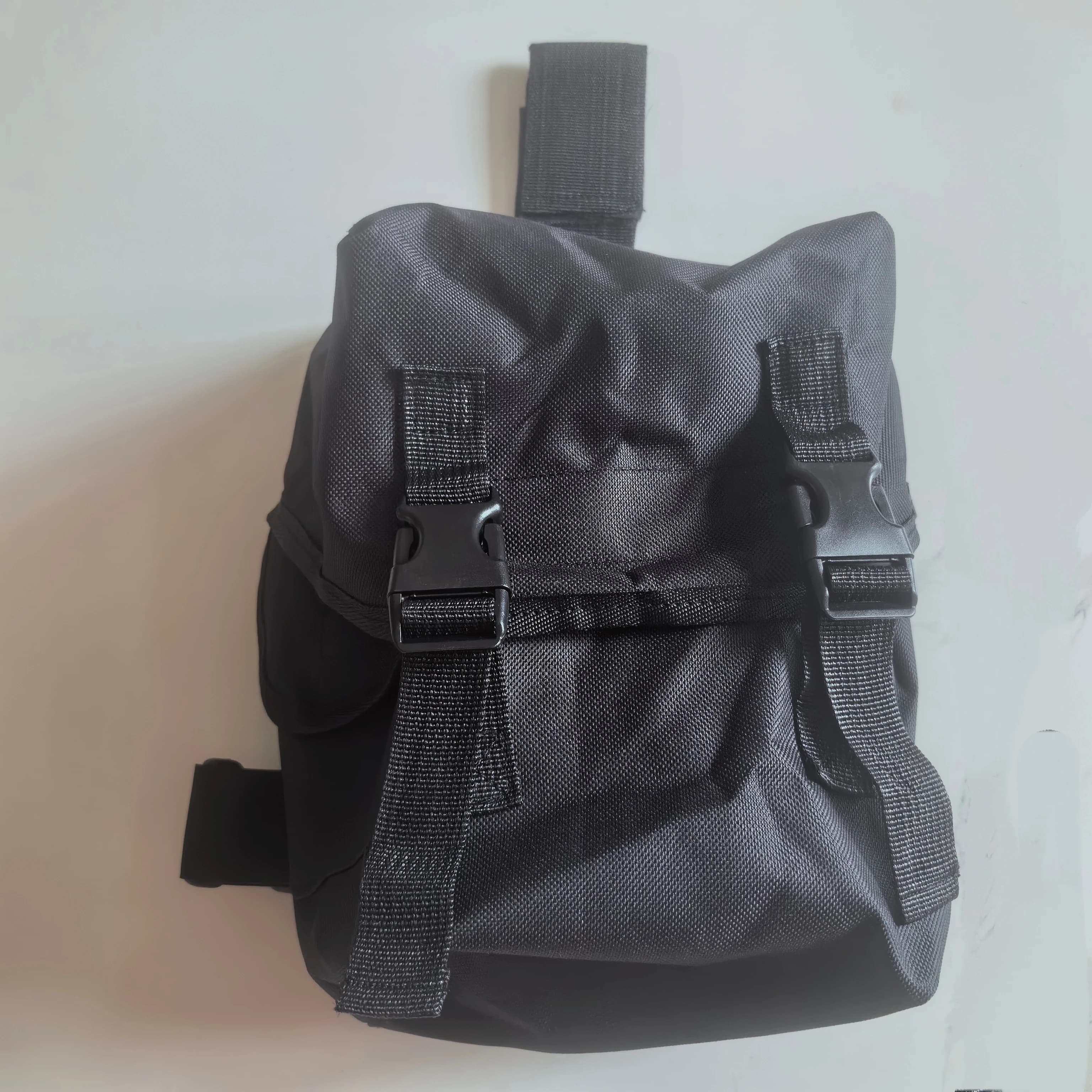 Sac de jambe tactique rangement pêche - Accessoire portable pour équipement de pêche