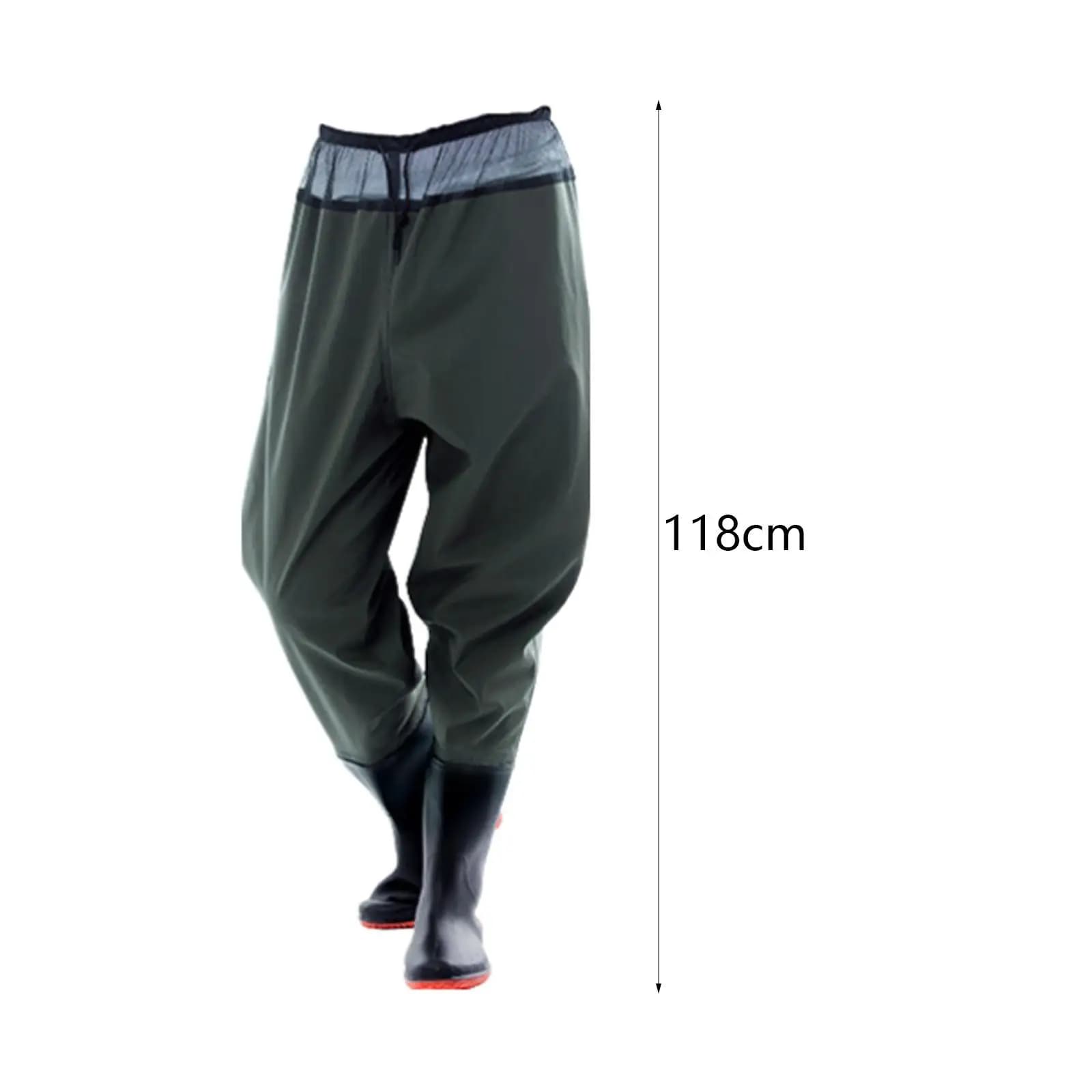 Pantalon de pêche cuissardes PVC imperméable antidérapant pour wading et fly fishing