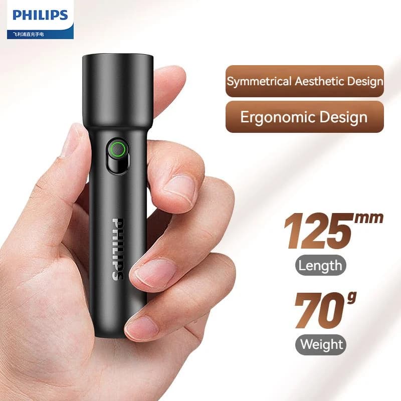 Lampe torche LED rechargeable EDC défense personnelle camping randonnée pêche urgence portable