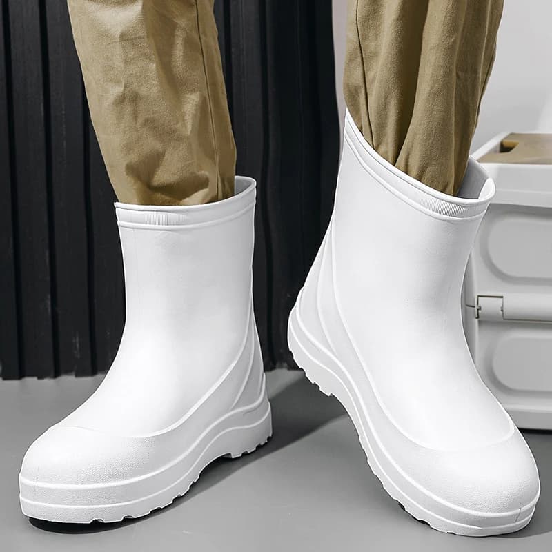 Bottes de pêche imperméables courtes EVA antidérapantes pour pêcheurs professionnels et loisirs