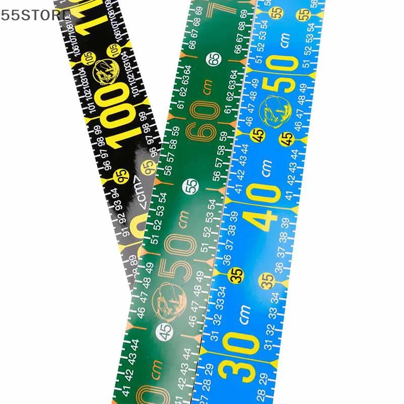 Règle de mesure poisson 130cm étanche pliable - ruban adhésif accessoire pêche pour grandes prises