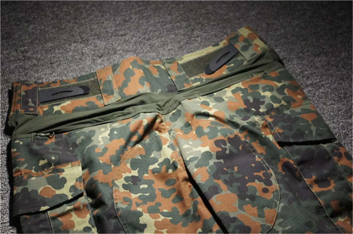 Pantalon entraînement tactique Flecktarn GEN3 - Chasse pêche GSG9 ripstop camping randonnée escalade