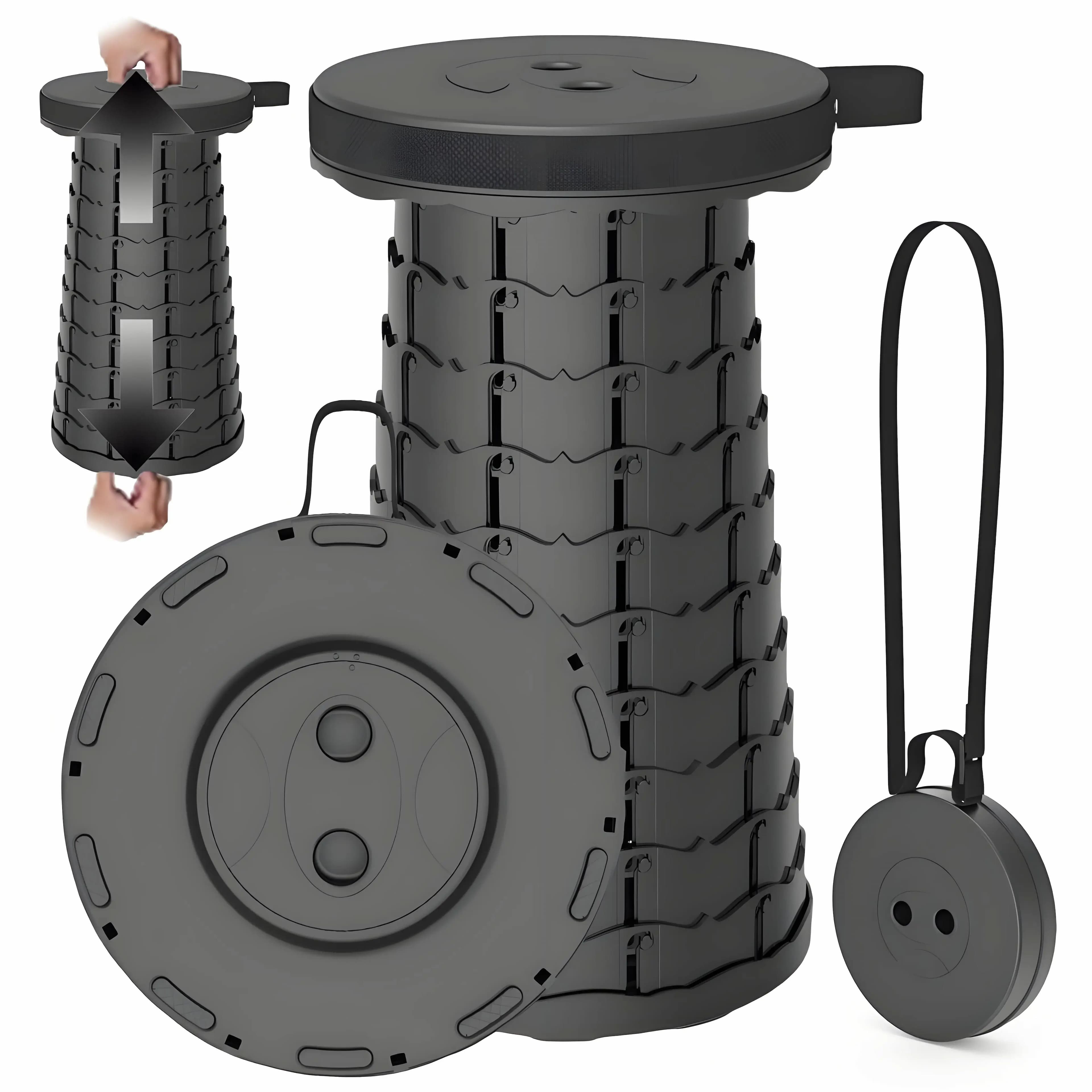Tabouret pliant portable ultra-léger - Siège compact pour pêche, randonnée et transports