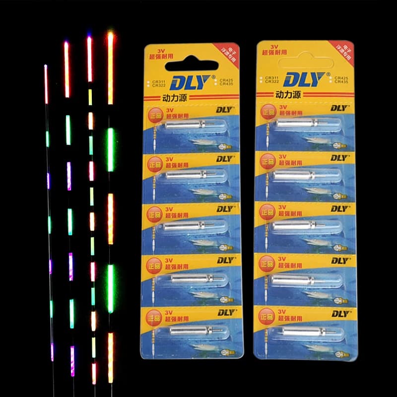 Lot de 5 piles CR425 pour flotteurs électroniques de pêche - Accessoires pêche nocturne